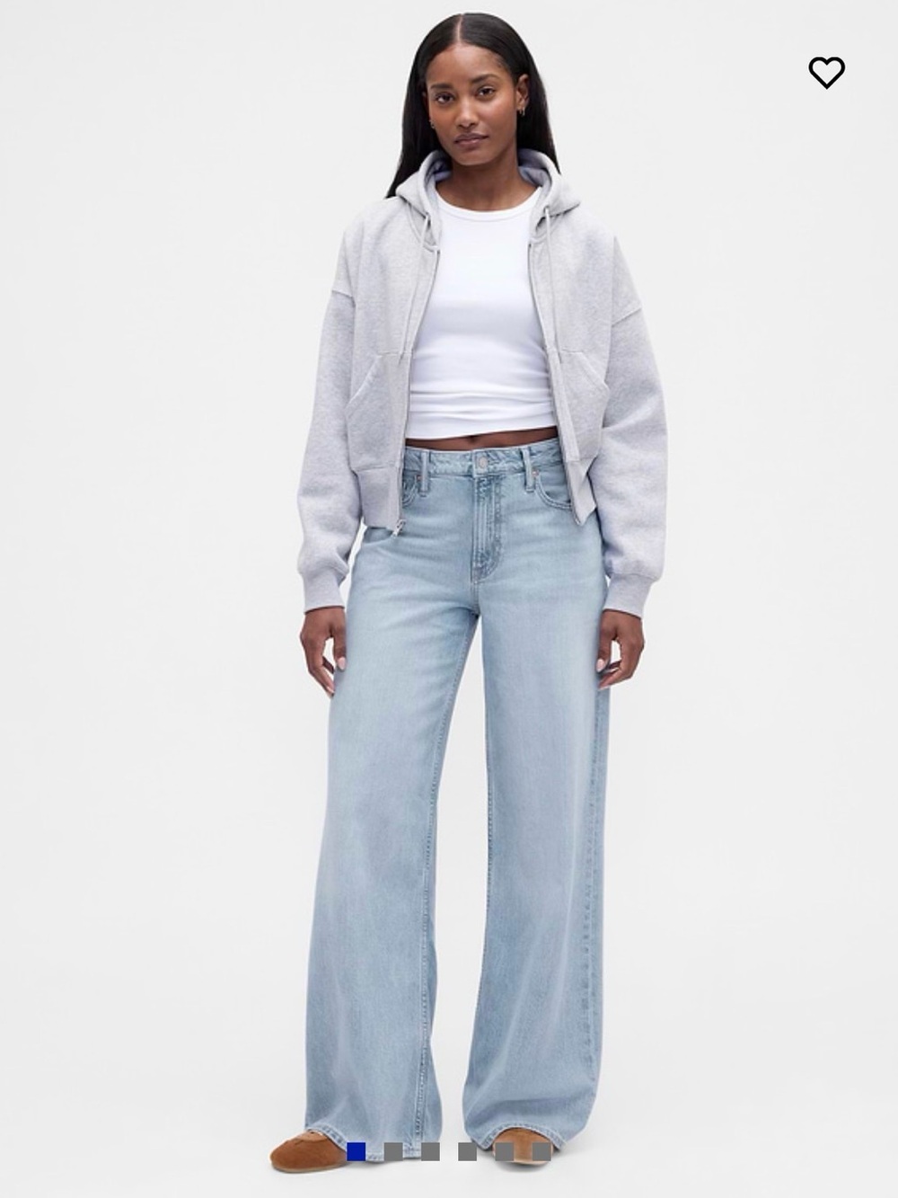 GAP Curvy Baggy Mid-Rise Jeans
